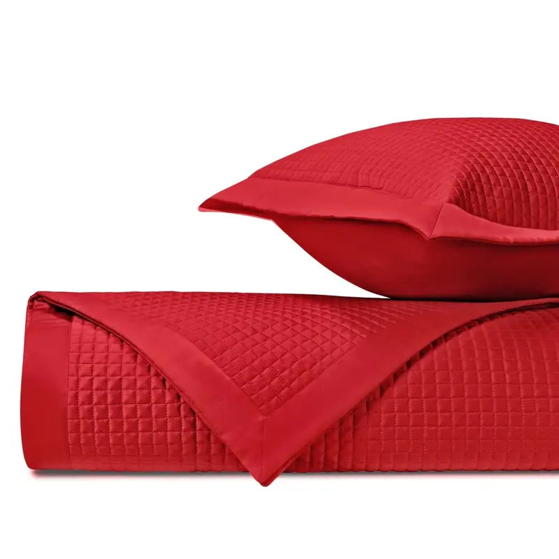 Deluxe Quilted Bright Red by Home Treasures