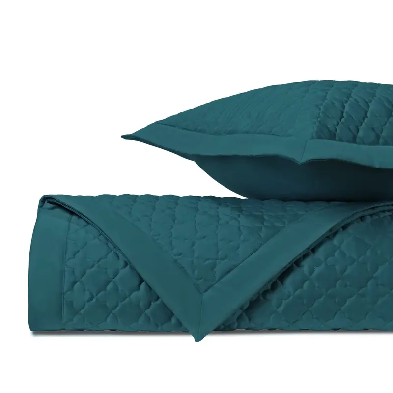 Clover Quilted Teal by Home Treasures