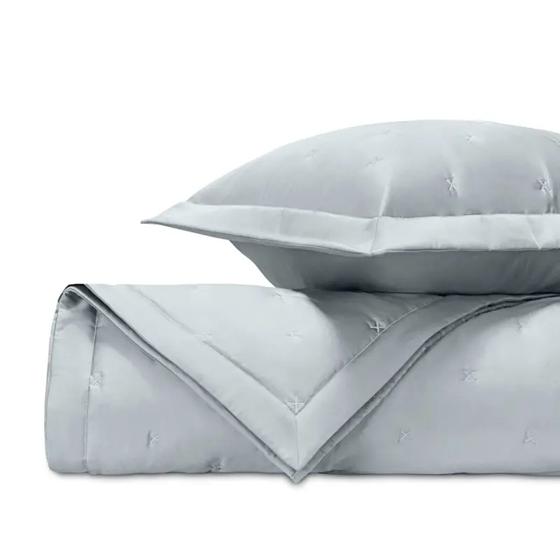 Croix Quilted Blue Gray by Home Treasures