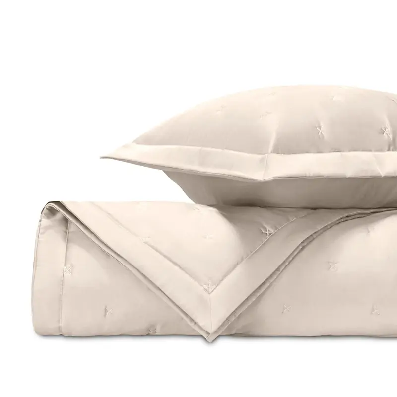 Croix Quilted Ecru by Home Treasures