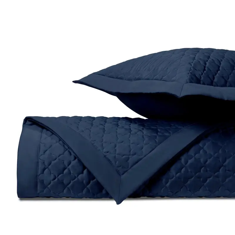 Clover Quilted Navy Blue by Home Treasures