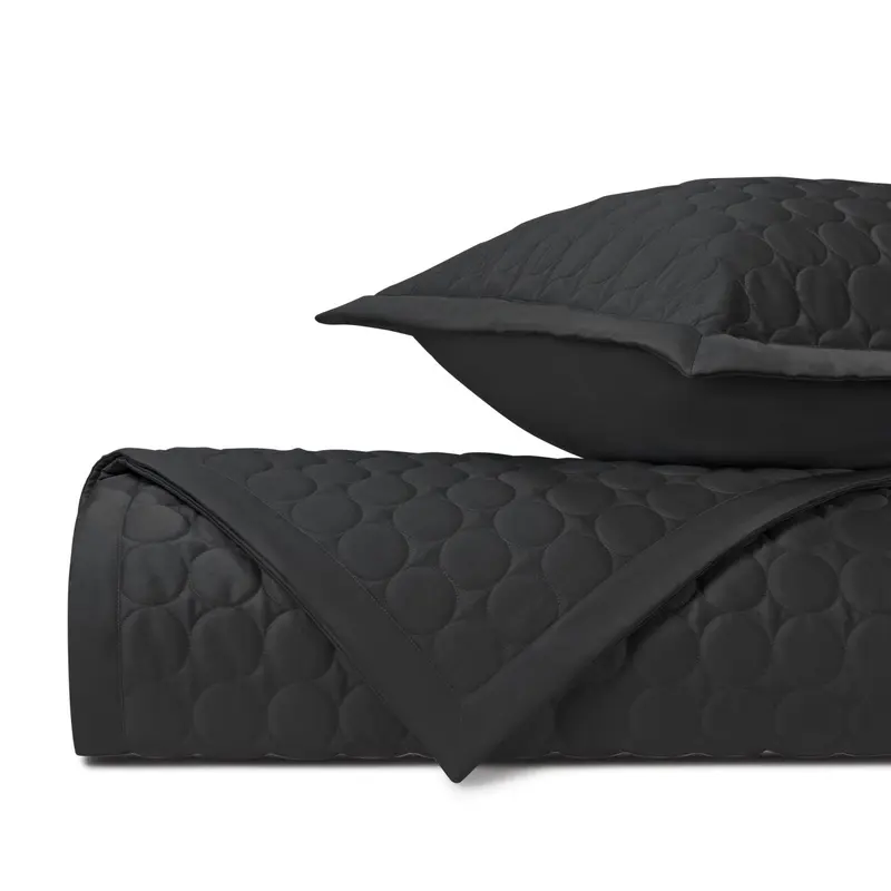 Cleo Quilted Black by Home Treasures