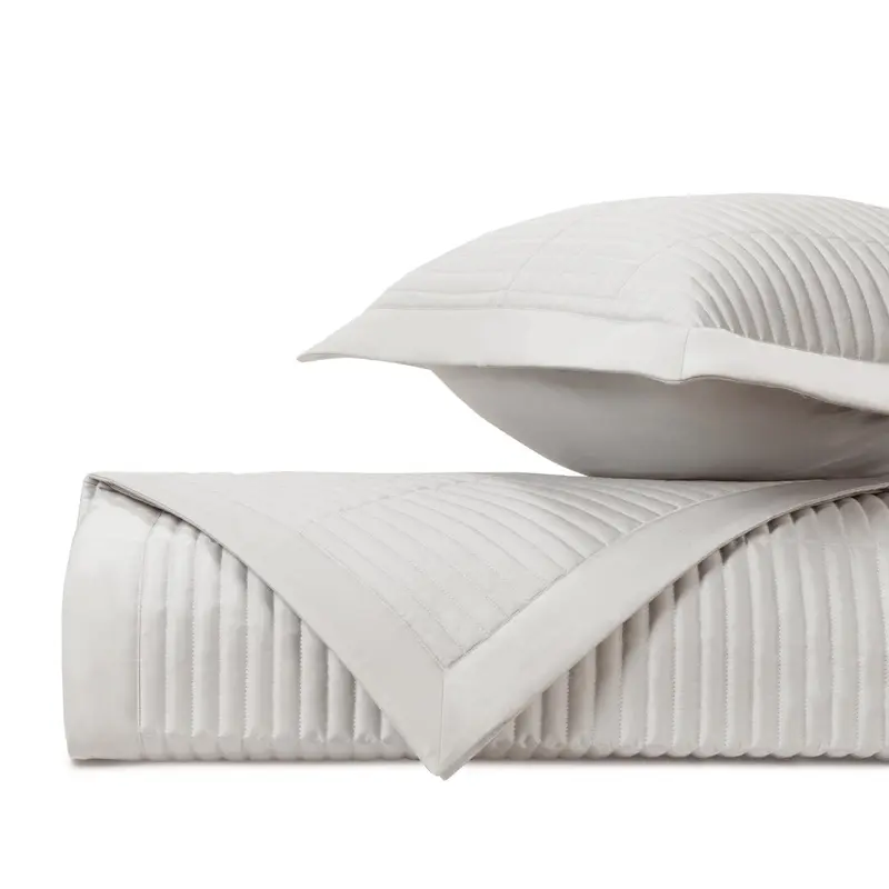 Channel Quilted Oyster by Home Treasures