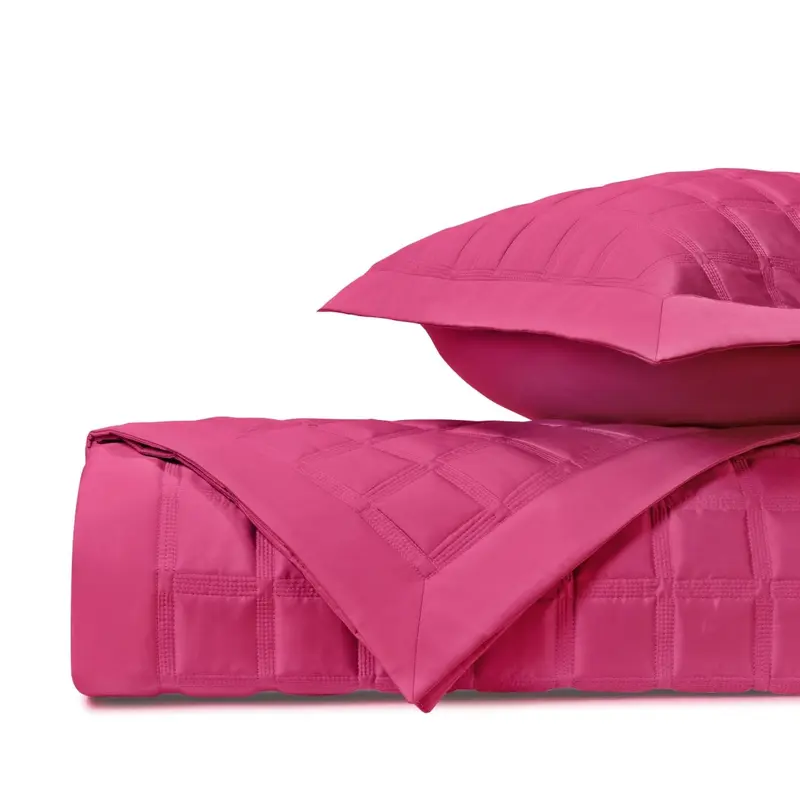 Athens Quilted Bright Pink by Home Treasures