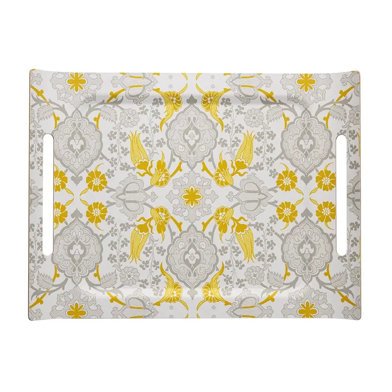 Voyage Iconique Grey Tray By Le Jacquard Francais