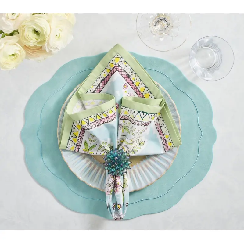 Tailored Placemat in Seafoam by Kim Seybert