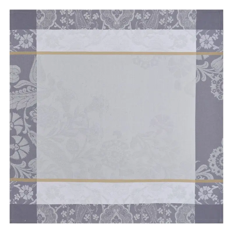 Voyage Iconique Grey Napkins By Le Jacquard Francais