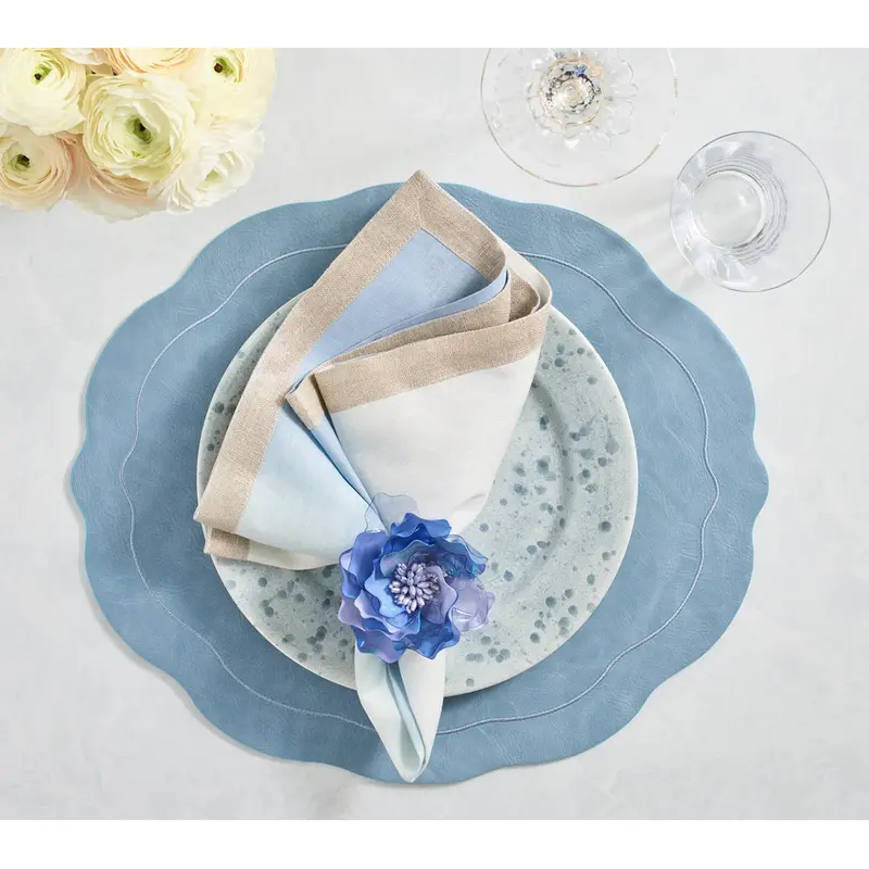 Tailored Placemat in Periwinkle by Kim Seybert