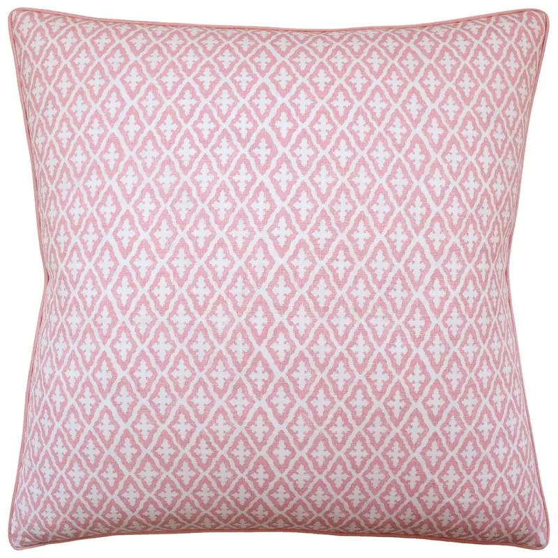 Lindsey Blush Decorative Pillow by Ryan Studio