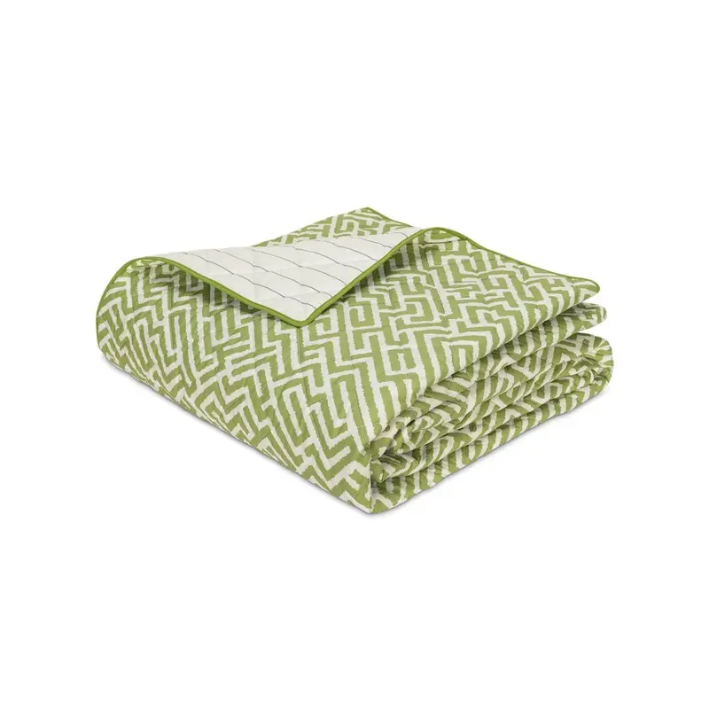 Gabriel Grass Green Quilted Bedding Matouk Schumacher