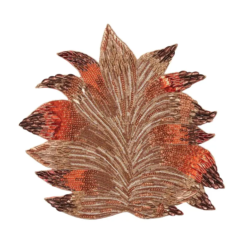 Harvest Placemat in Brown & Orange, Set of 2 Kim Seybert