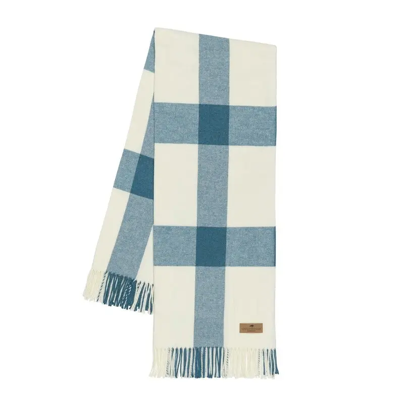 Lake Wellington Plaid Throw by Lands Downunder
