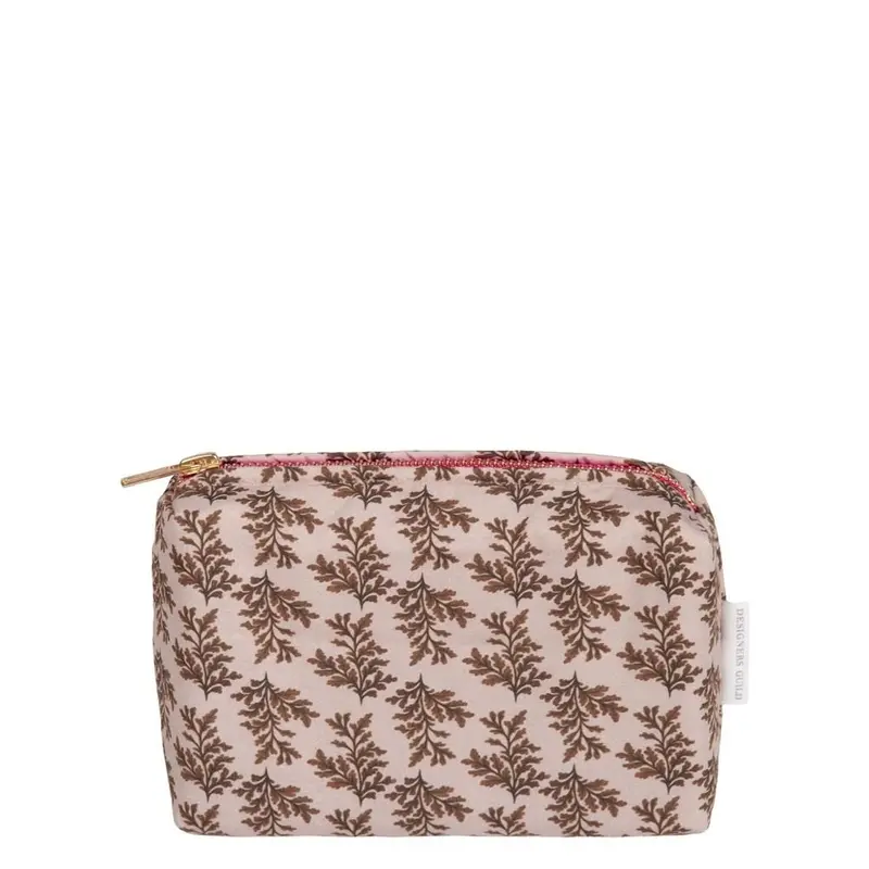 Designers Guild Brocart Decoratif Sepia Small Toiletry Bag
