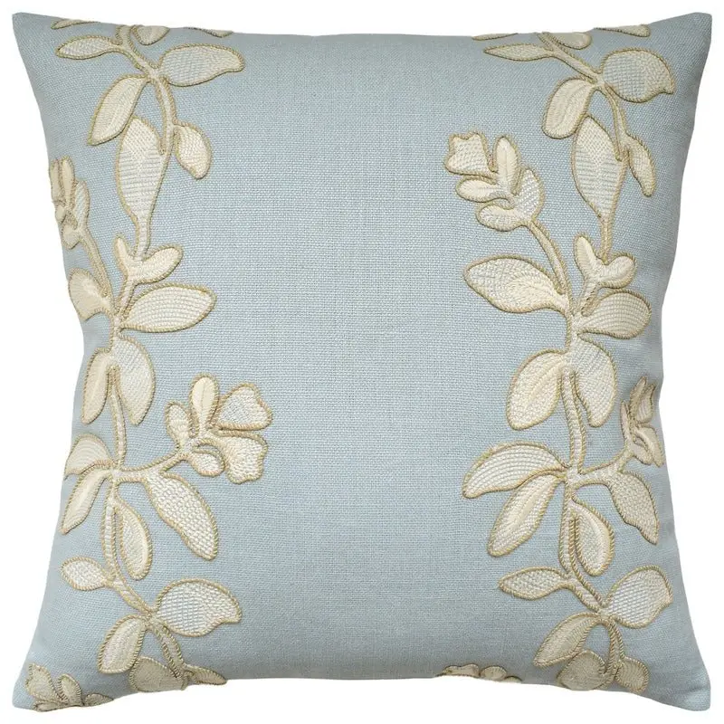 Ginger Flower Celeste Decorative Pillow by Ryan Studio