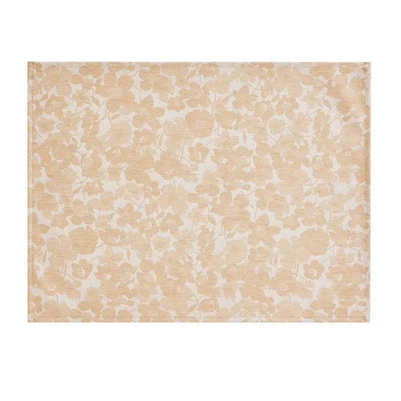 a la carte mille fleurs beige coated placemat by le jacquard franais