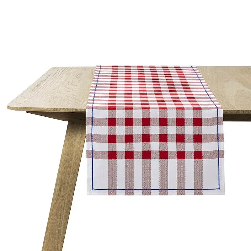 bistrot franais red table runner by le jacquard franais