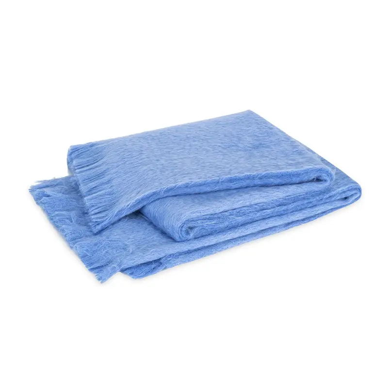 Bruno Azure Blue Throw by Matouk