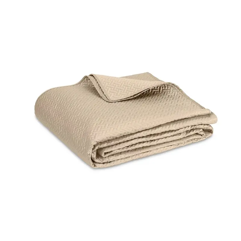 Basketweave Dune Quilt by Matouk