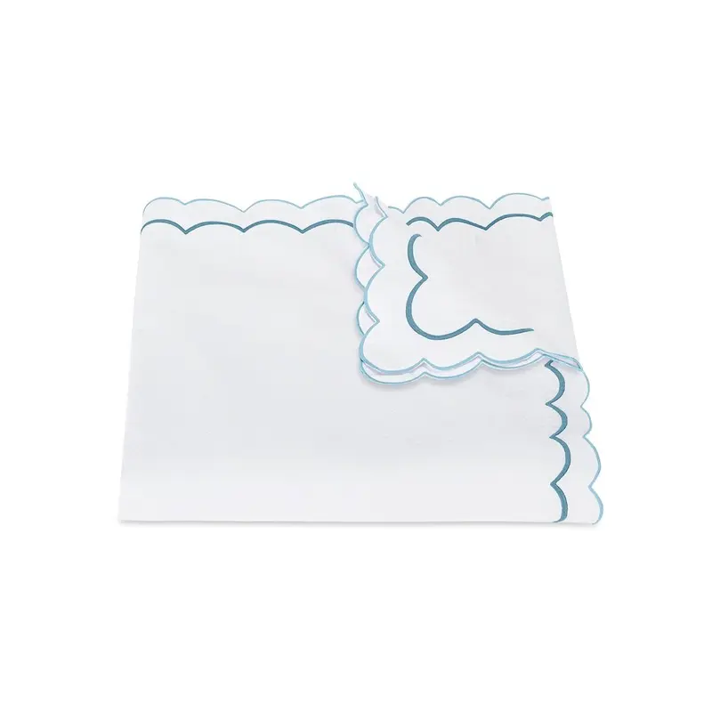 India Pique Cerulean Duvet Covers by Matouk