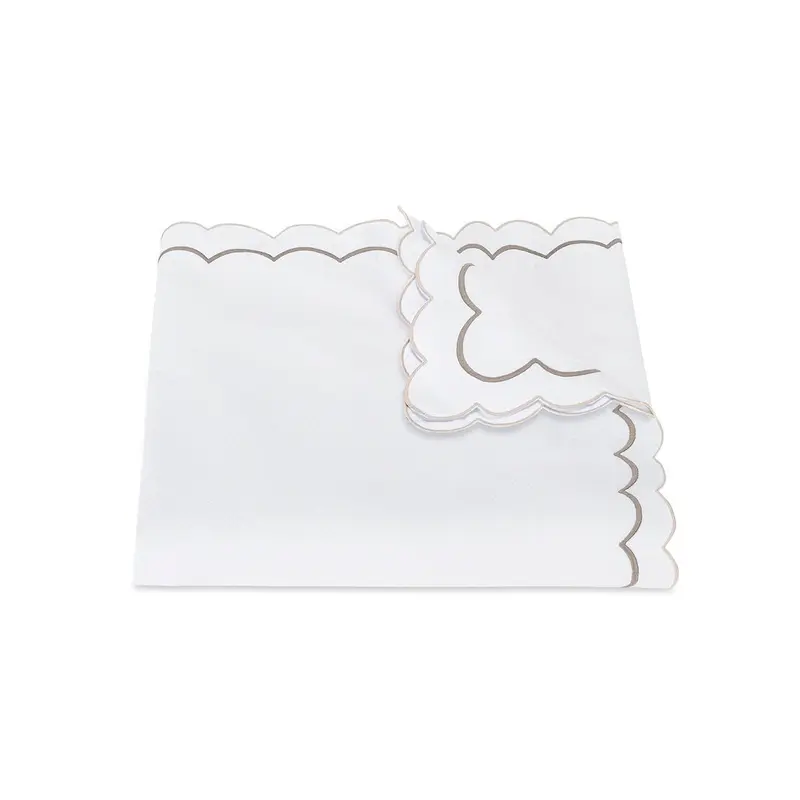 India Pique Driftwood Duvet Covers by Matouk