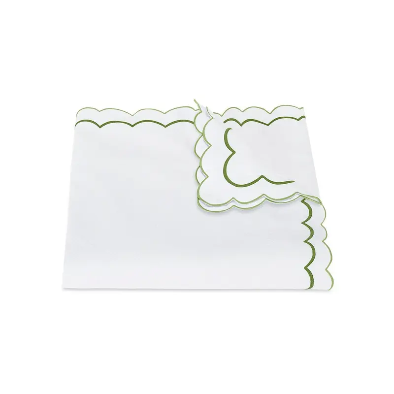 India Pique Grass Green Duvet Covers by Matouk