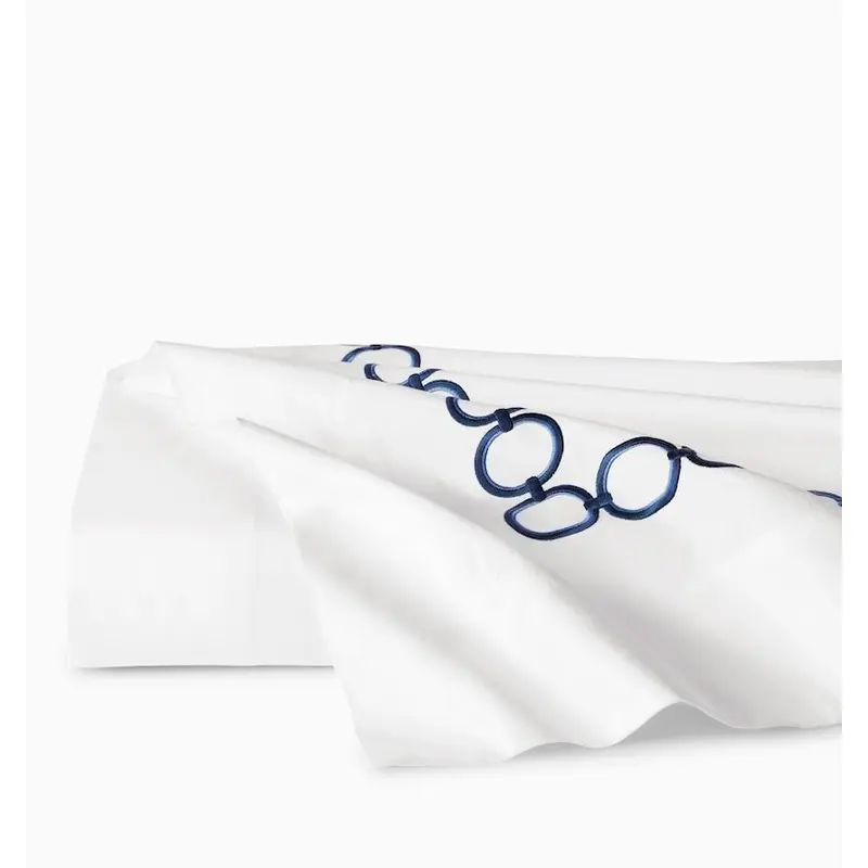 Catena Navy Bedding by Sferra