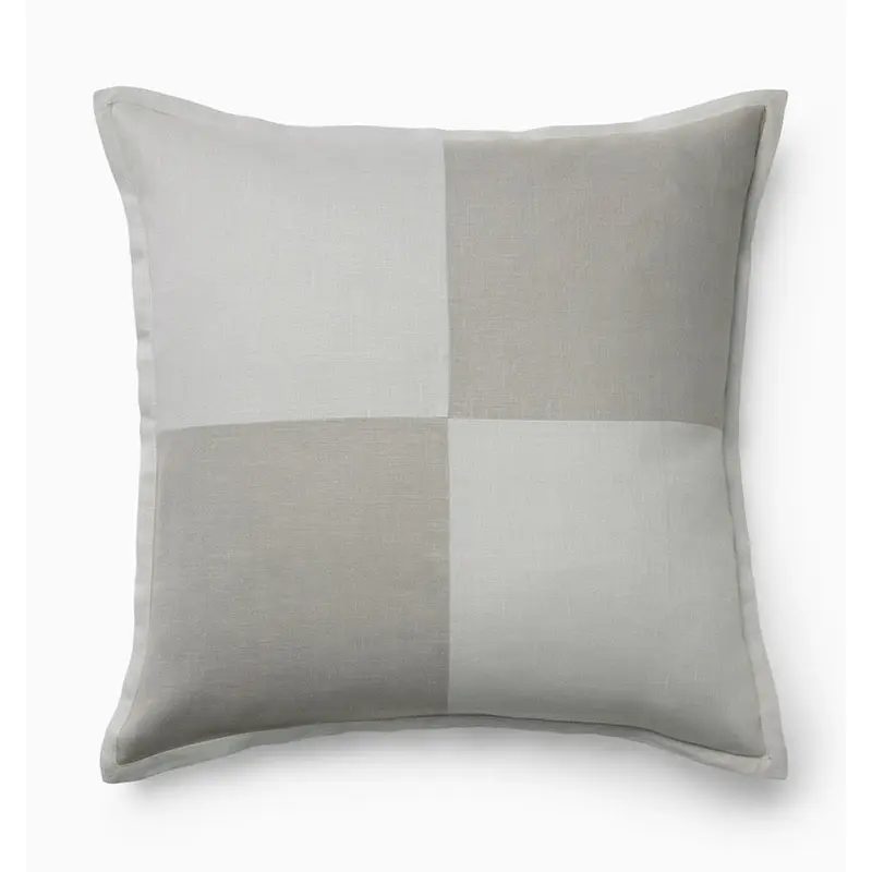 Scacchi Grey Decorative Pillow by Sferra