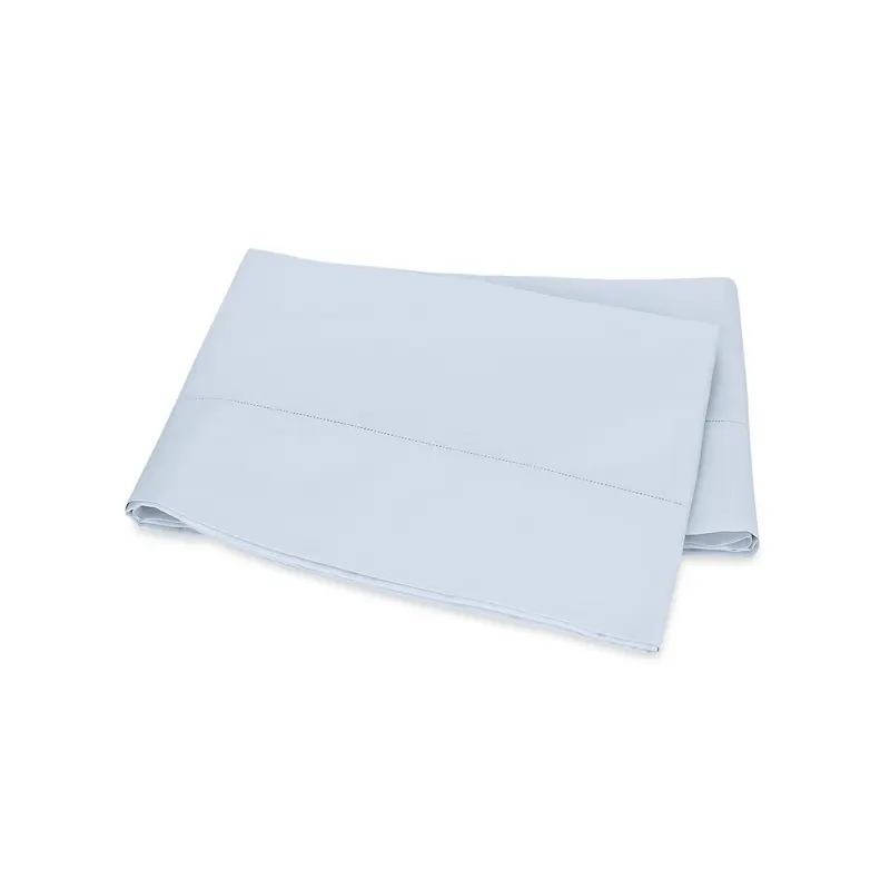 Milano Hemstitch Sky Blue Bedding by Matouk