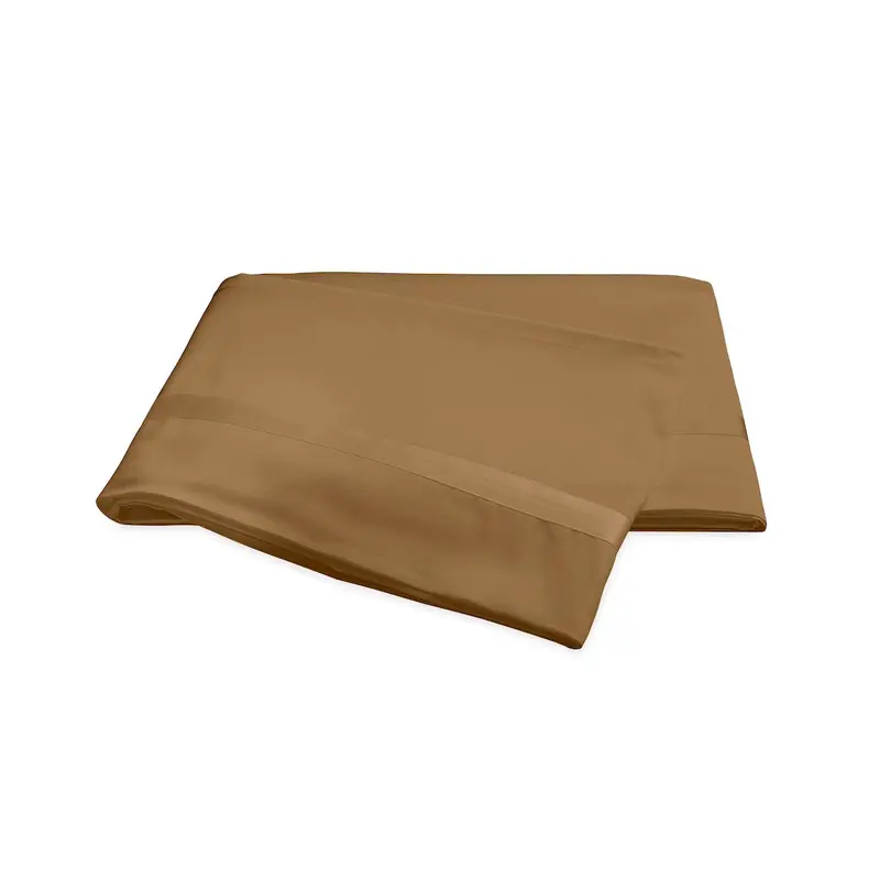 Matouk Nocturne Sateen Bedding in Bronze