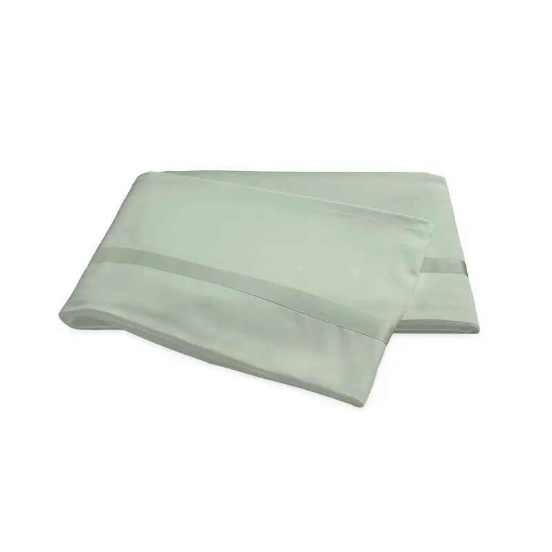 Matouk Nocturne Sateen Bedding in Celadon