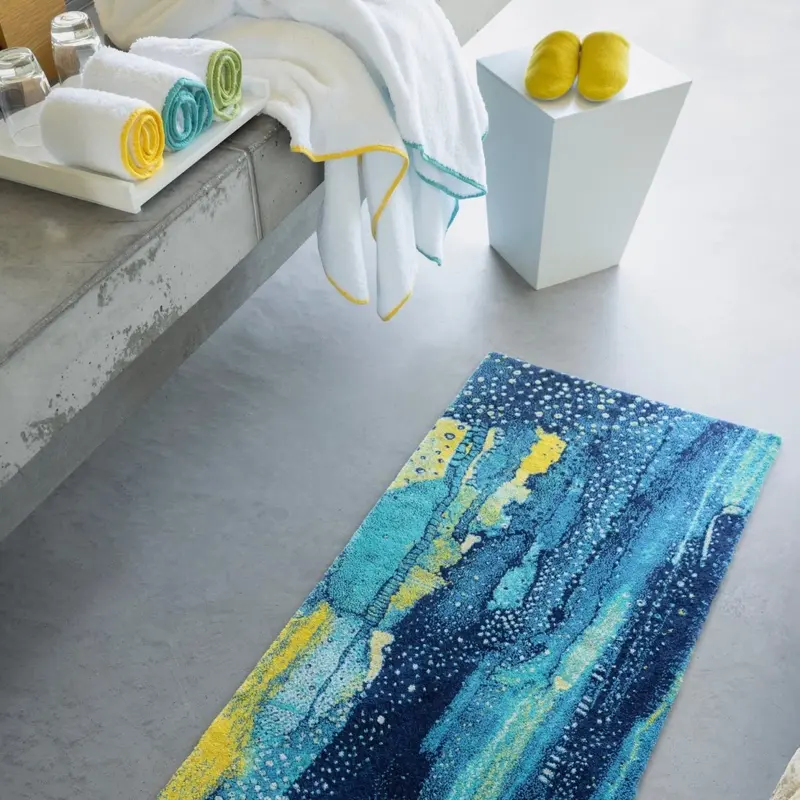 Nereo Lagoon 302 Bath Rug by Abyss