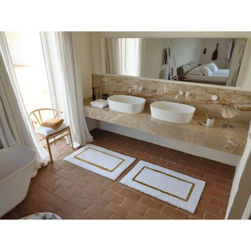 Karat 23x39 Gold 800 Bath Rug by Abyss