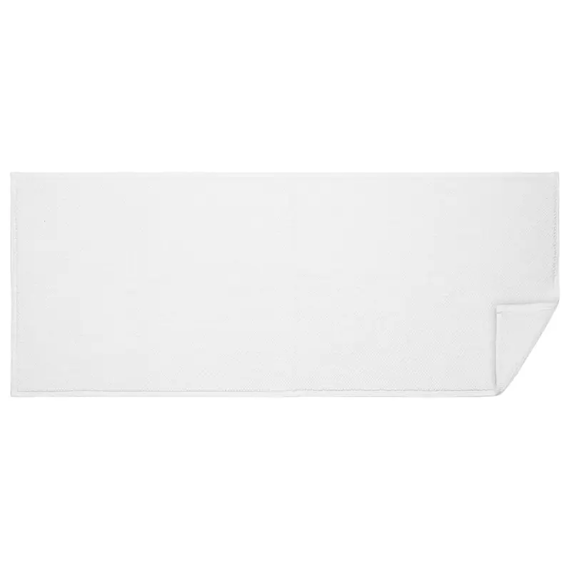 Reverie Extra Long White Bath Rug 24 x 60 by Matouk