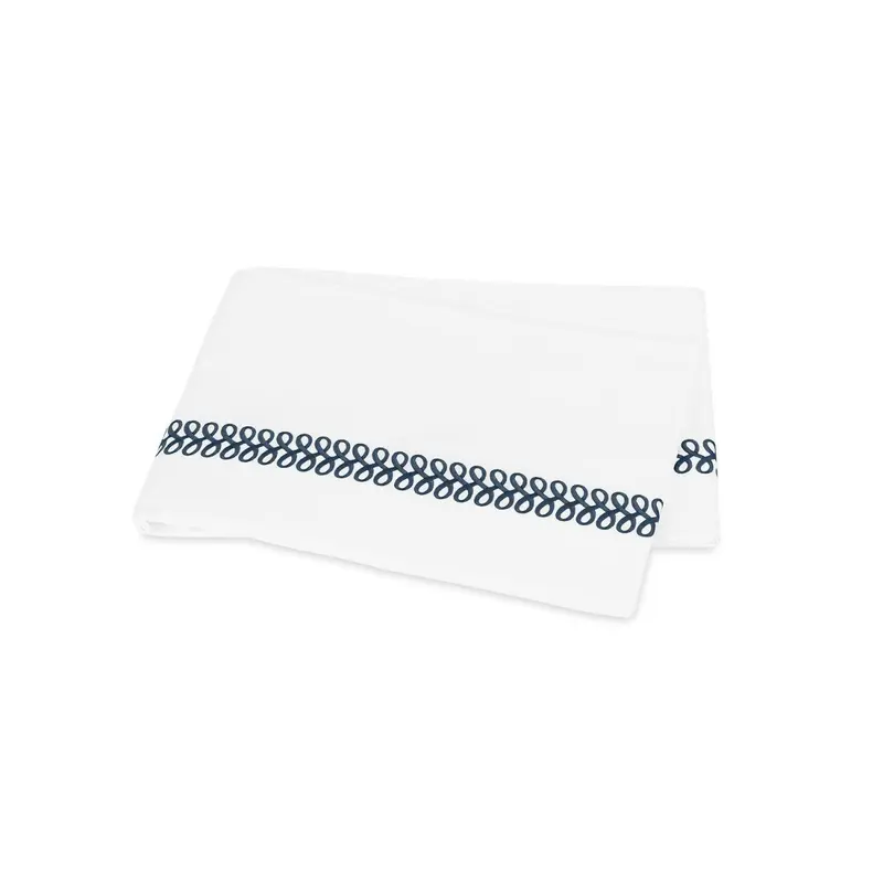 Astor Braid Indigo Bedding Matouk Schumacher