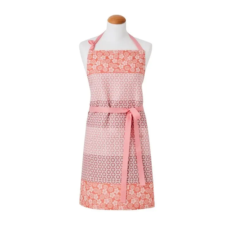 Wagara Pink 31" x 38" Apron by Le Jacquard Franais