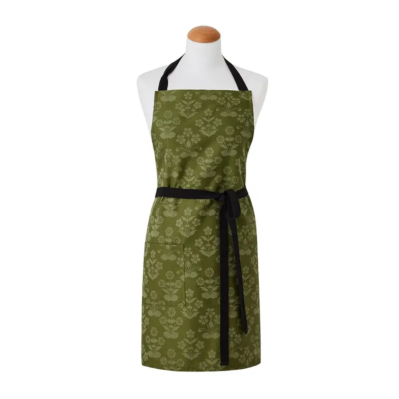 Lulu Green 30'' x 36" Apron by Le Jacquard Franais