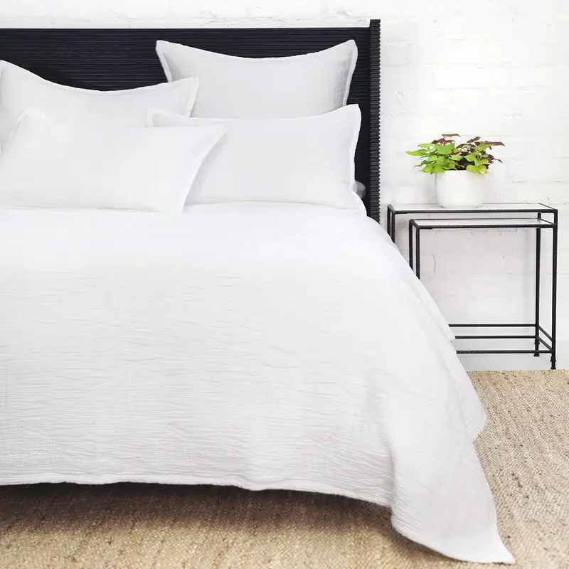 Harbour White Coverlet by Pom Pom at Home