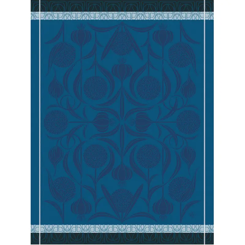 L'ail Blue Tea Towel by Le Jacquard Franais