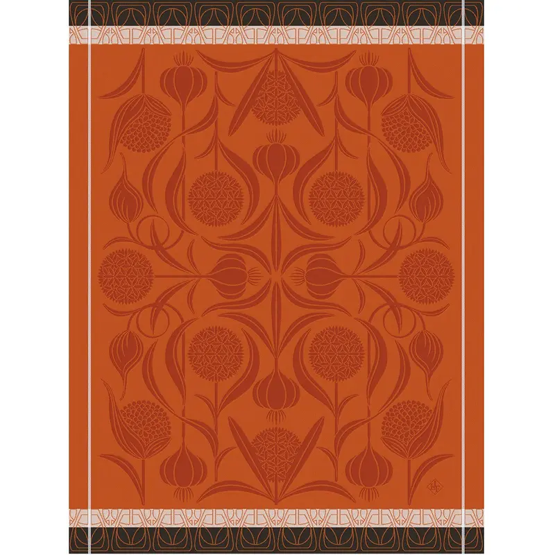 L'ail Orange Tea Towel by Le Jacquard Franais