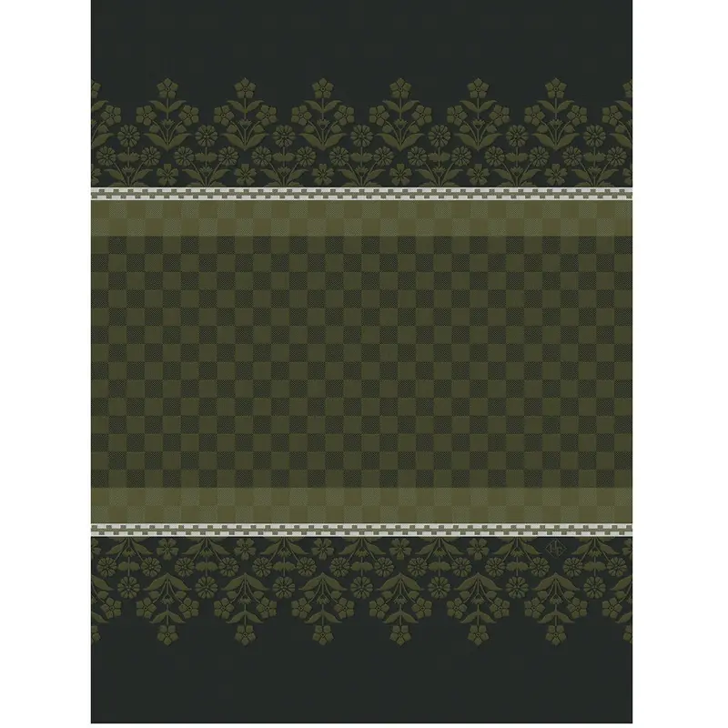 Lulu Lucien Green Tea Towel by Le Jacquard Franais