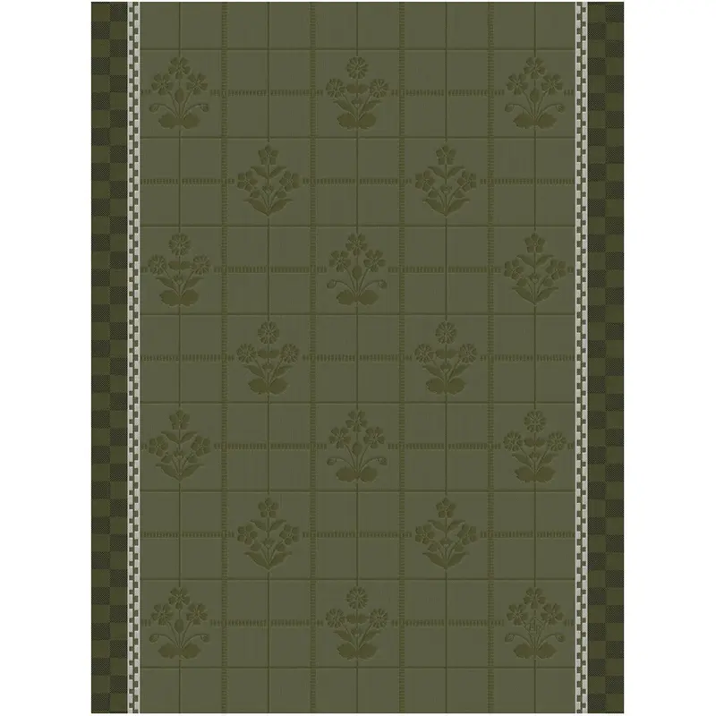 Lulu Luce Green 24" x 31" Tea Towel by Le Jacquard Franais