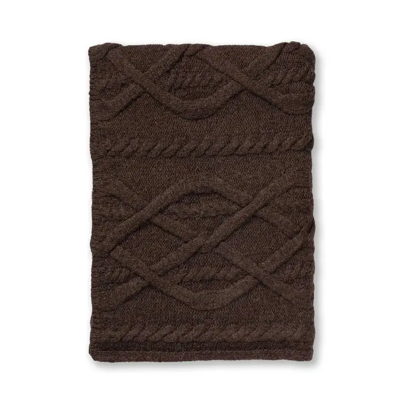 Alicia Adams Alpaca Buckley Throw in Chocolate