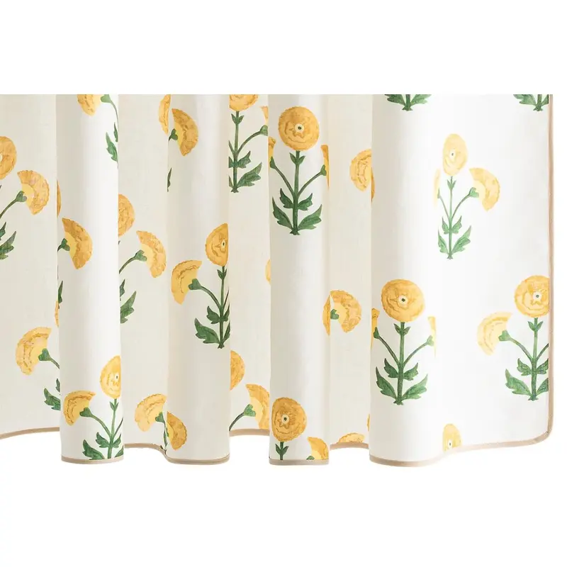 Gisele Shower Curtain in Marigold by Matouk Schumacher