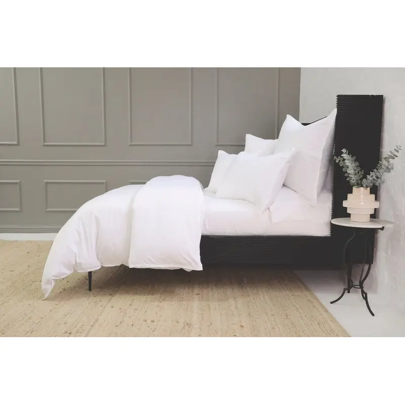 Langston White Bamboo Bedding by Pom Pom at Home