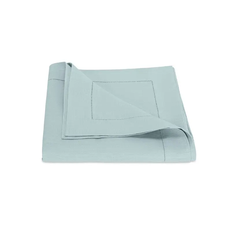Valentina Hemstitch Sky Blue Table Linens by Matouk