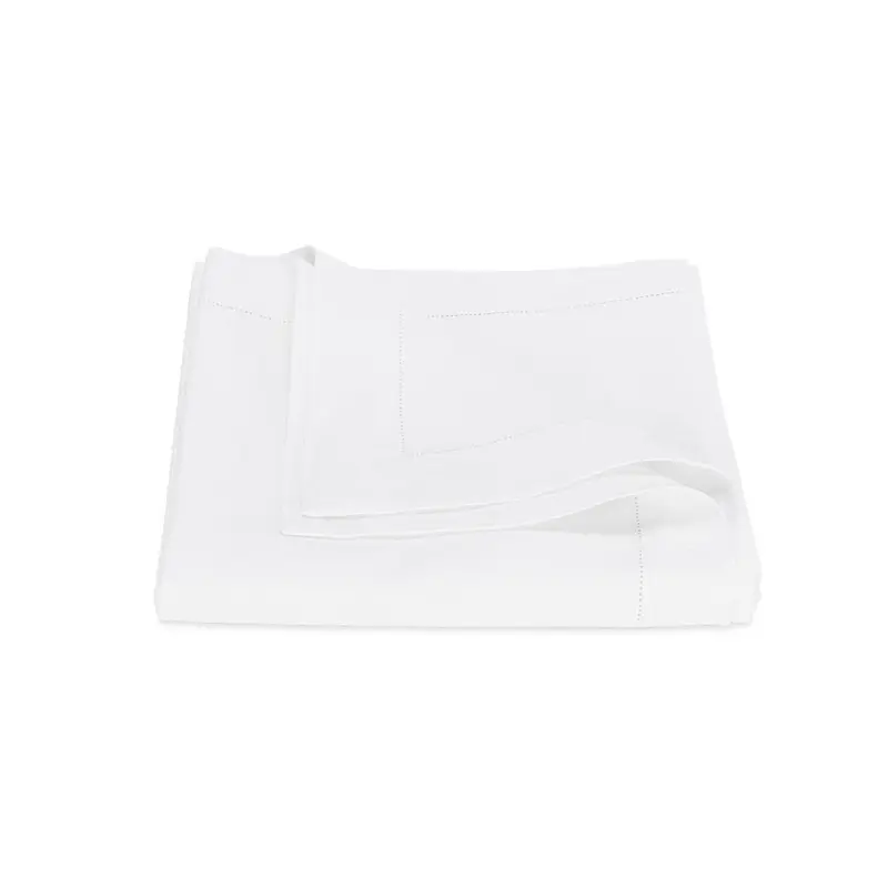 Valentina Hemstitch White Table Linens by Matouk