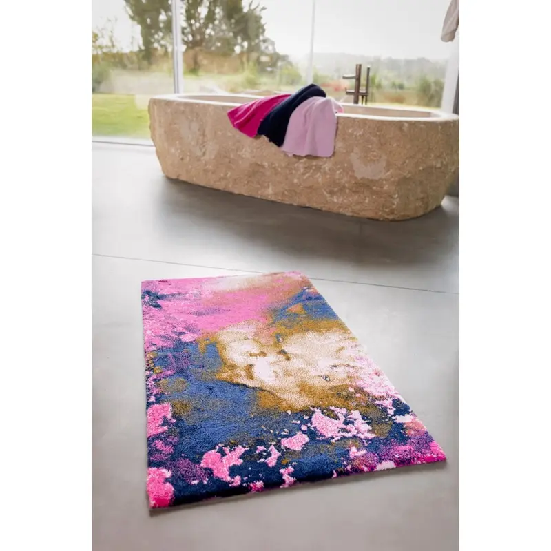 Baccara Happy Pink 570 Bath Rug by Abyss Habidecor | Limited Edition