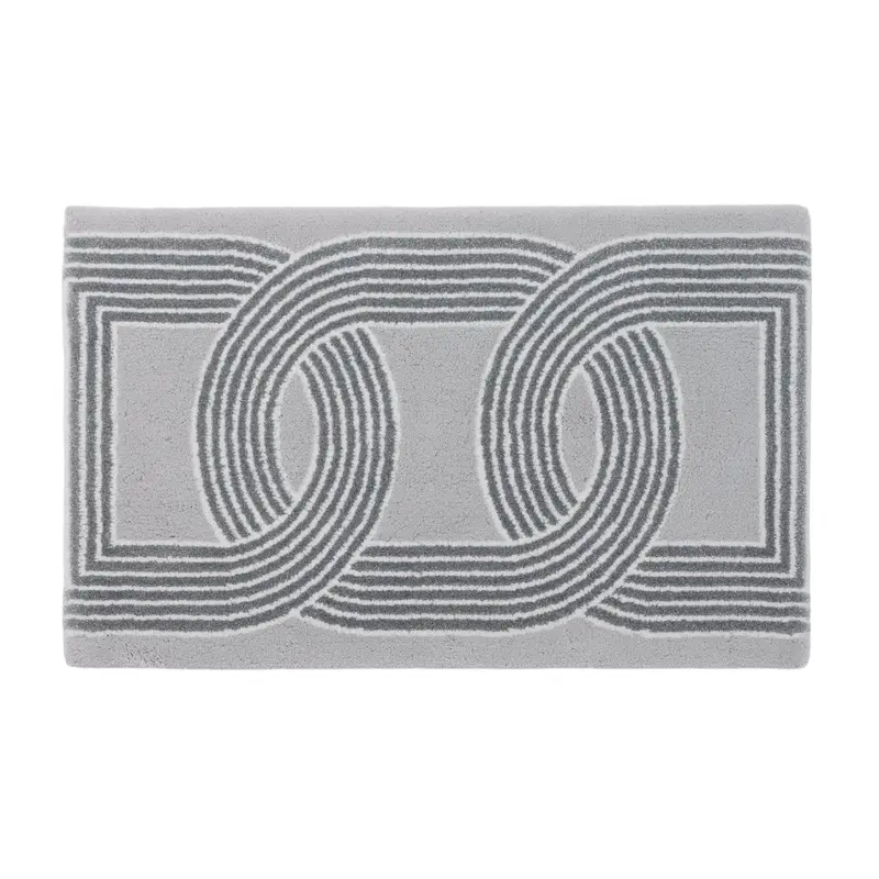 Deauville Small Silver 900 Bath Rug by Abyss Habidecor | Limited Edition