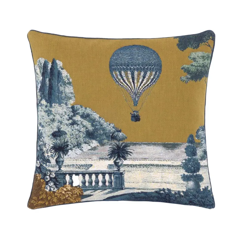Montgolfier Bronze P Decorative Pillow by Yves Delorme