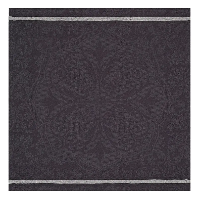 Armoiries Black Napkin by Le Jacquard Franais